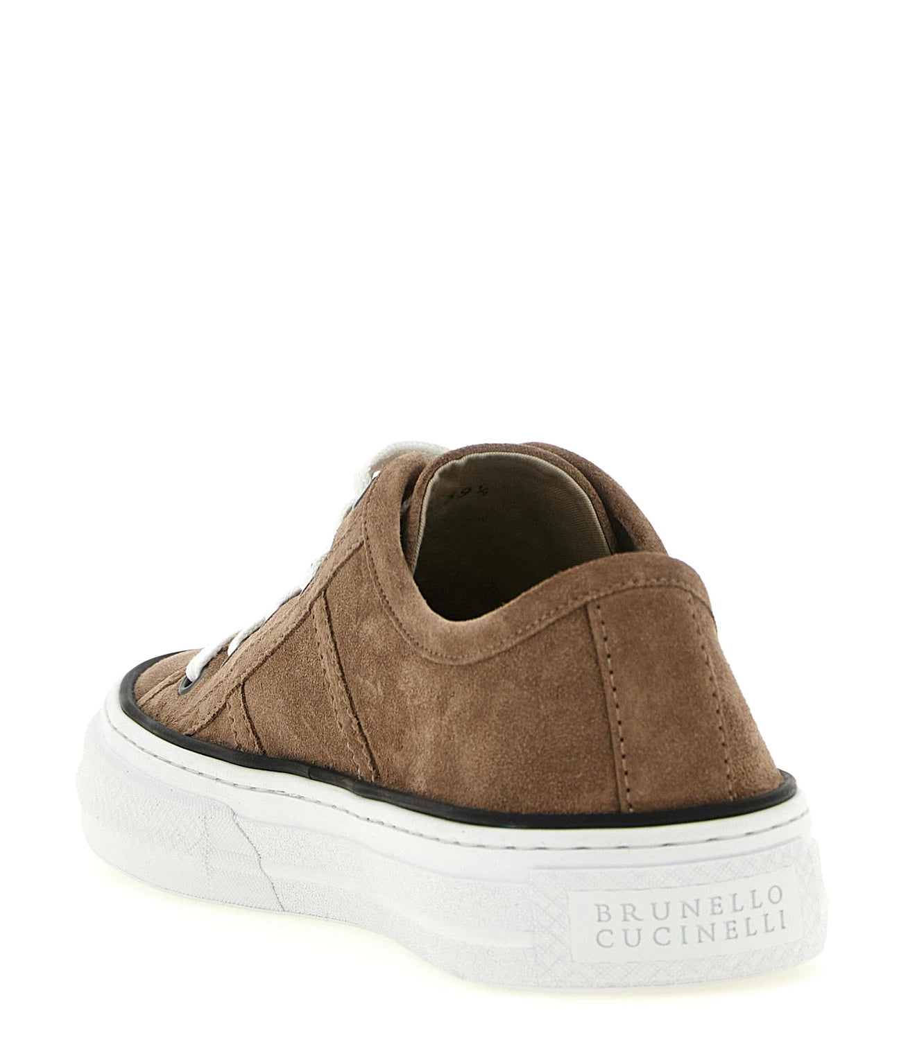 Brunello Cucinelli Sneakers in brown, Leather — view 3