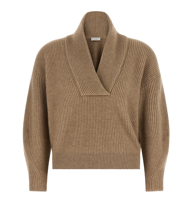 Brunello Cucinelli Sweater in beige, Cashmere