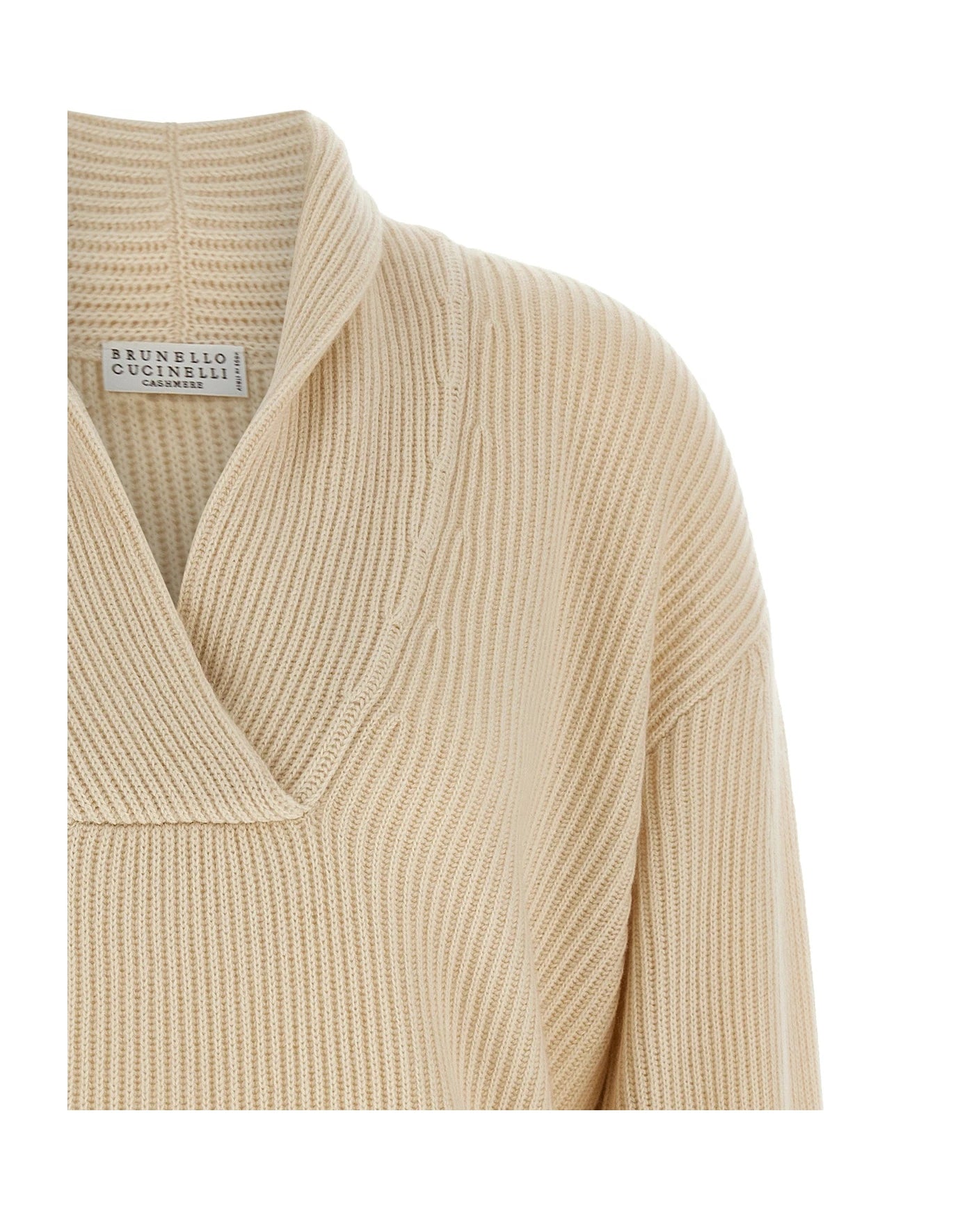 Brunello Cucinelli Sweater in beige, Cashmere — view 3