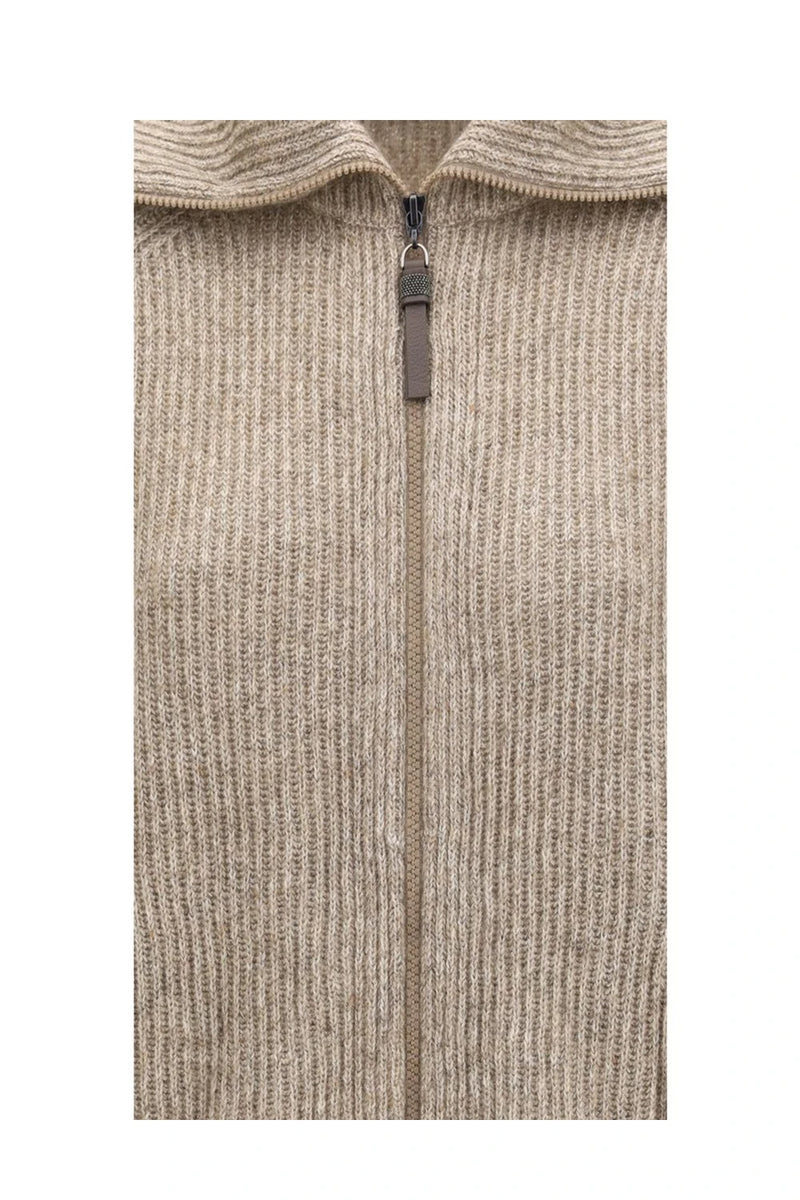 Brunello Cucinelli Sweater in beige, Kashmir — view 3