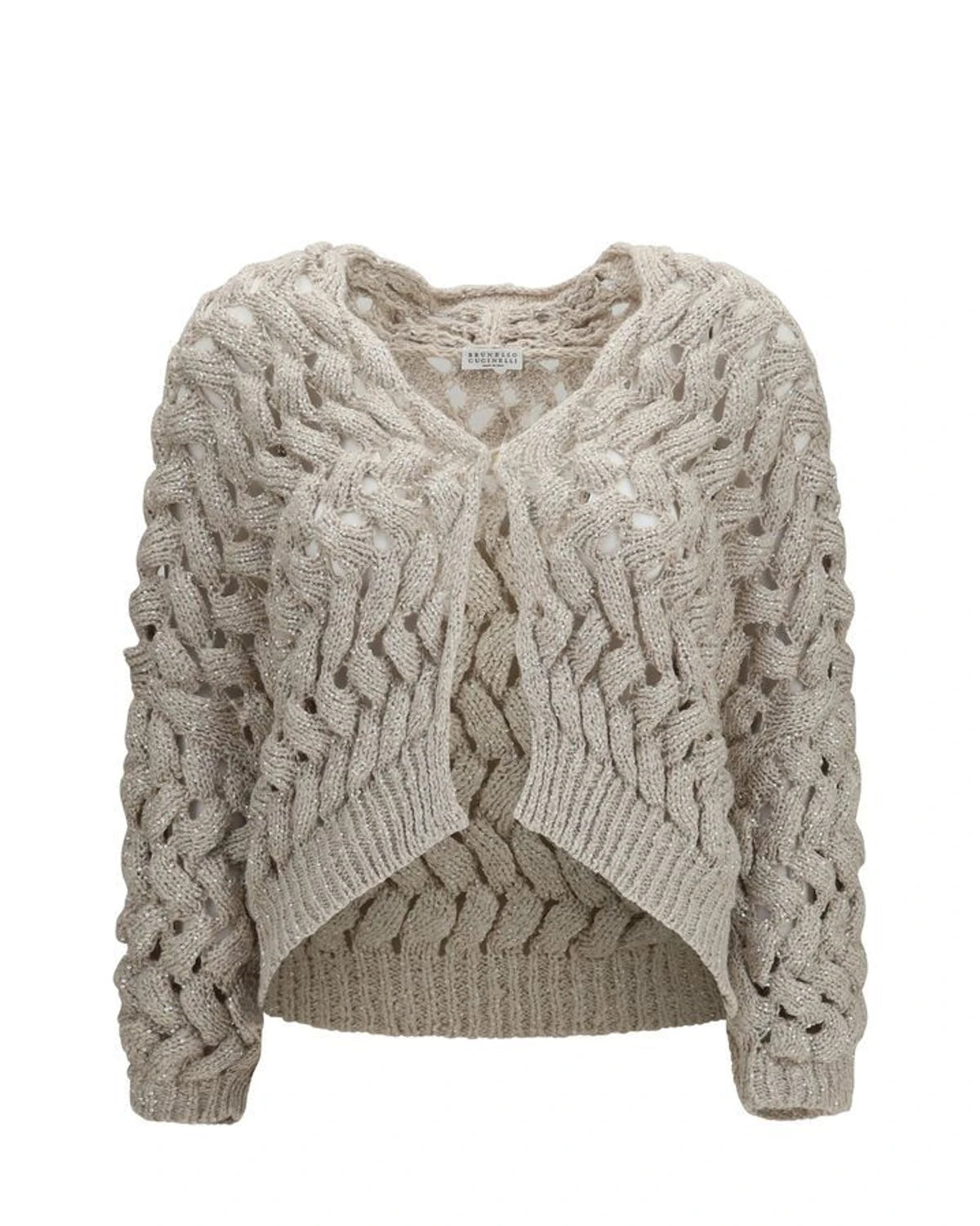 Brunello Cucinelli Sweater in beige, Silk