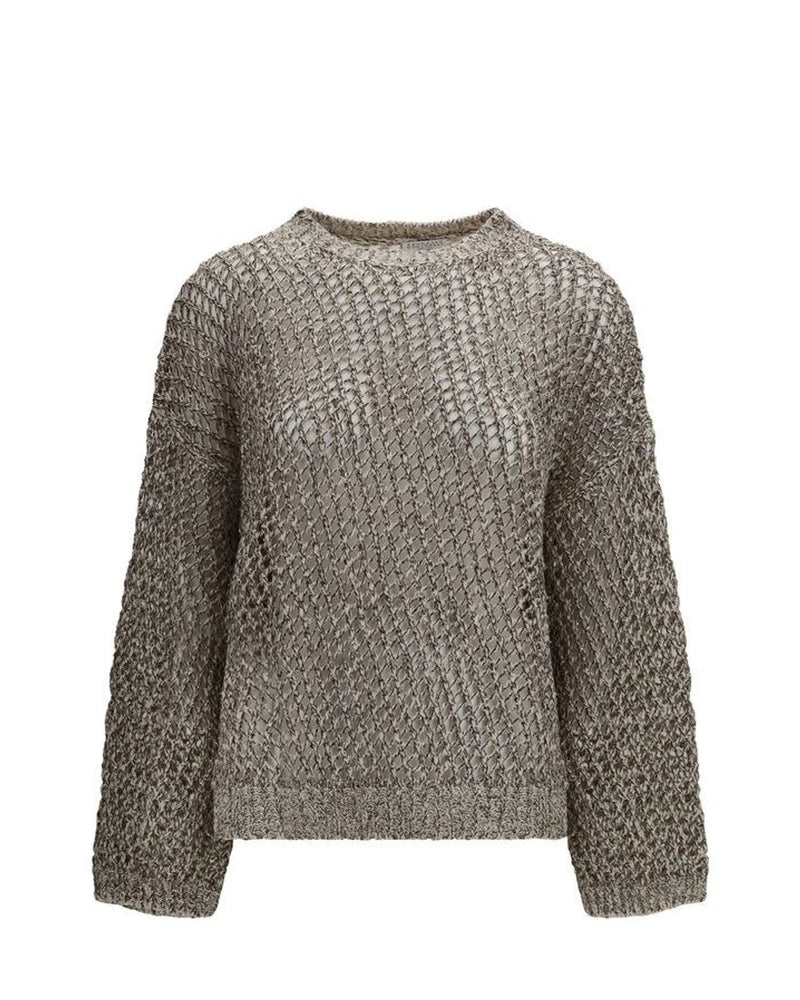 Brunello Cucinelli Sweater in beige, Silk