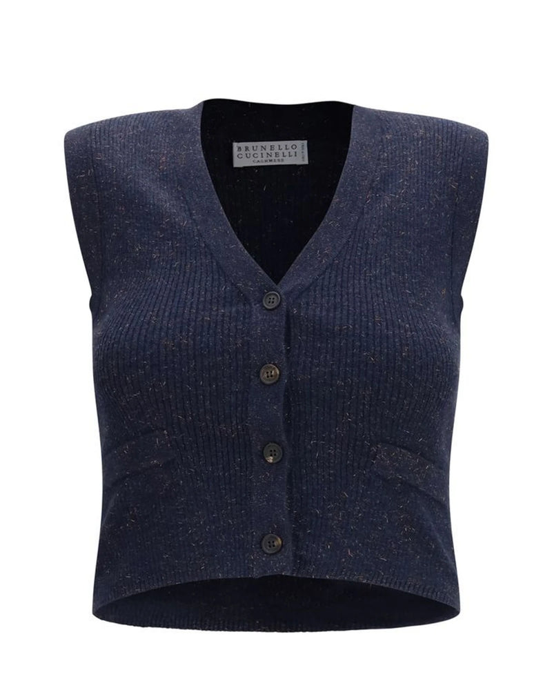 Brunello Cucinelli Sweater in blue, Kashmir