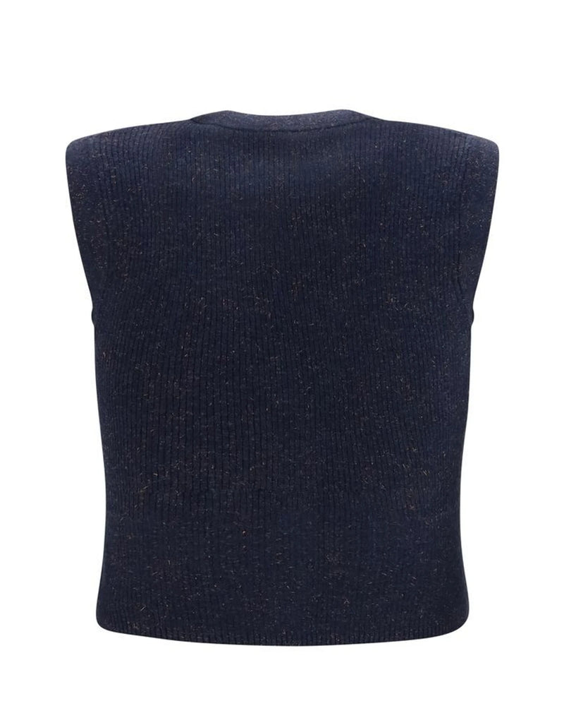 Brunello Cucinelli Sweater in blue, Kashmir — view 2