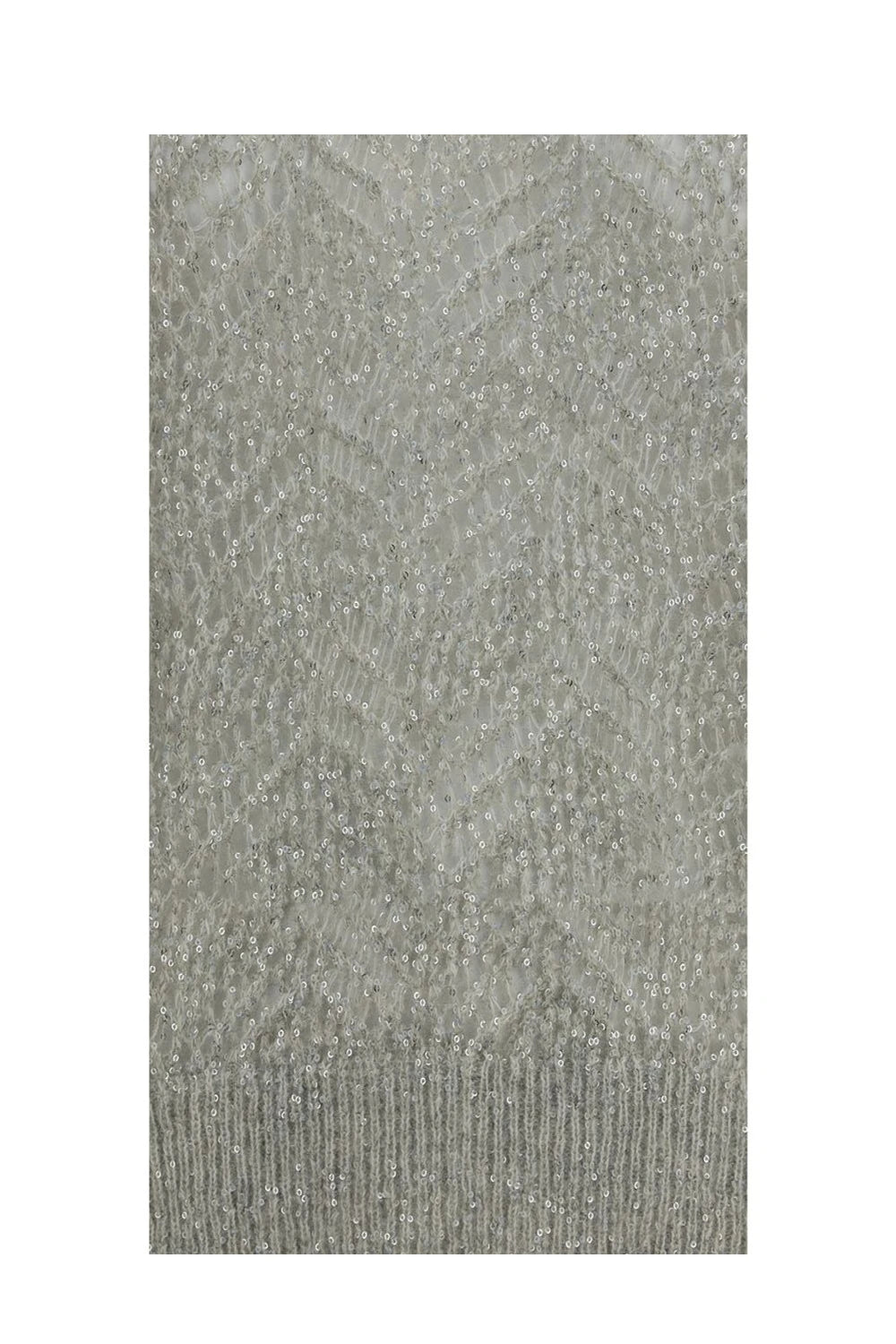 Brunello Cucinelli Sweater in gray, Linen — view 3