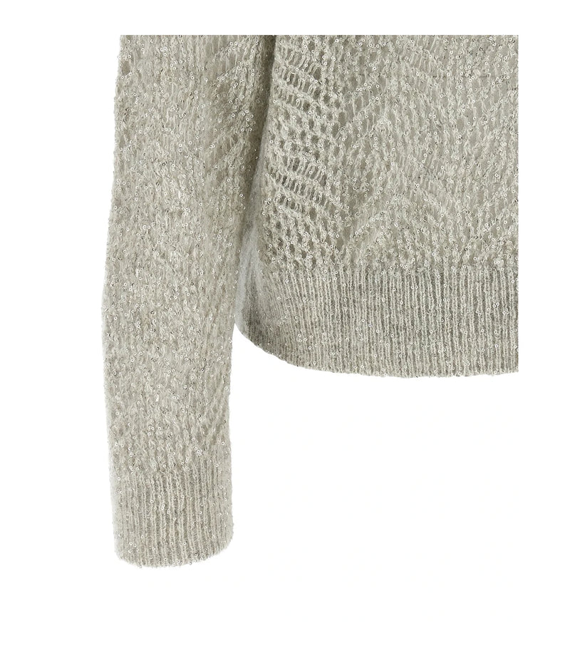 Brunello Cucinelli Sweater in gray — view 4