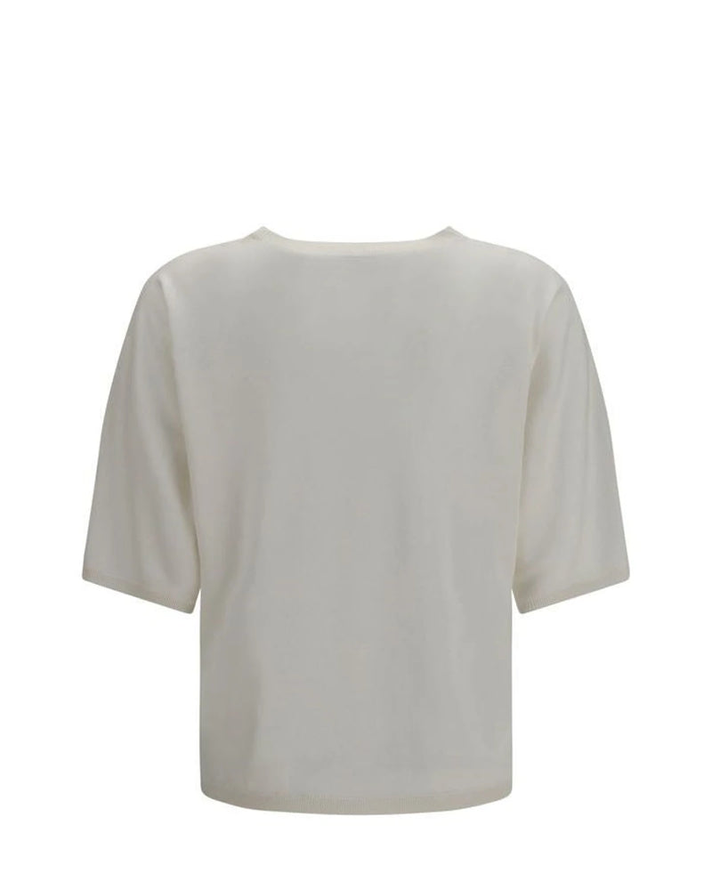 Brunello Cucinelli Sweater in white, Kashmir — view 2
