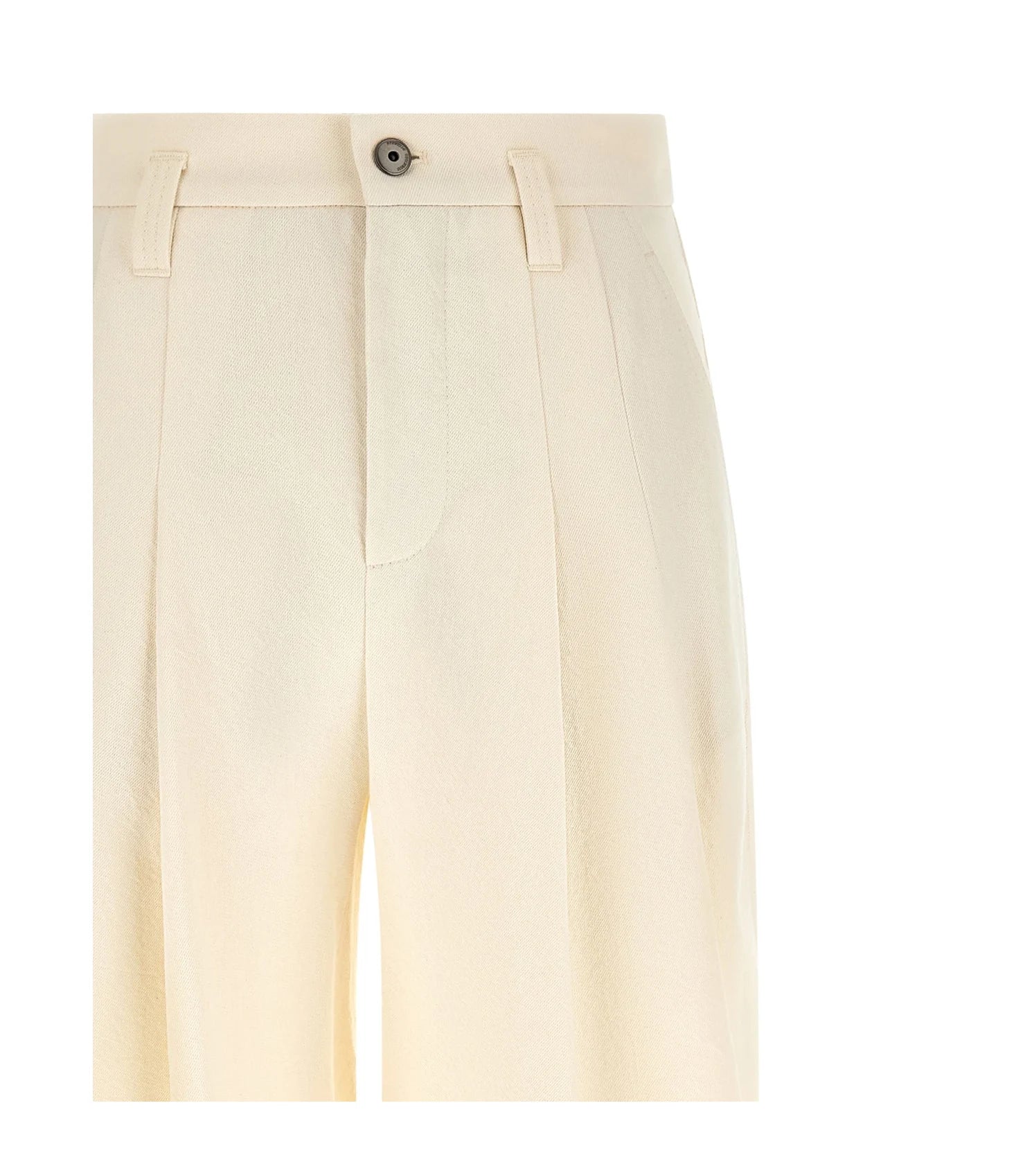 Brunello Cucinelli Trouser in white, Cotton — view 3