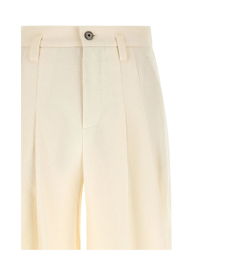Brunello Cucinelli Trouser in white, Cotton — view 3
