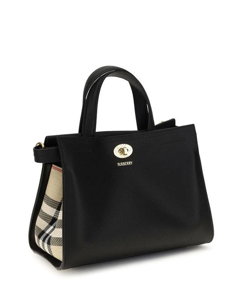 Burberry Satchel Bag in black, Cotton — view 2
