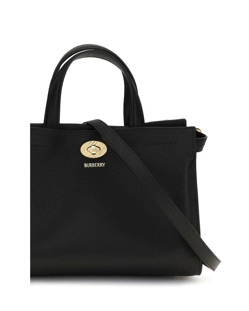 Burberry Satchel Bag in black, Cotton — view 4