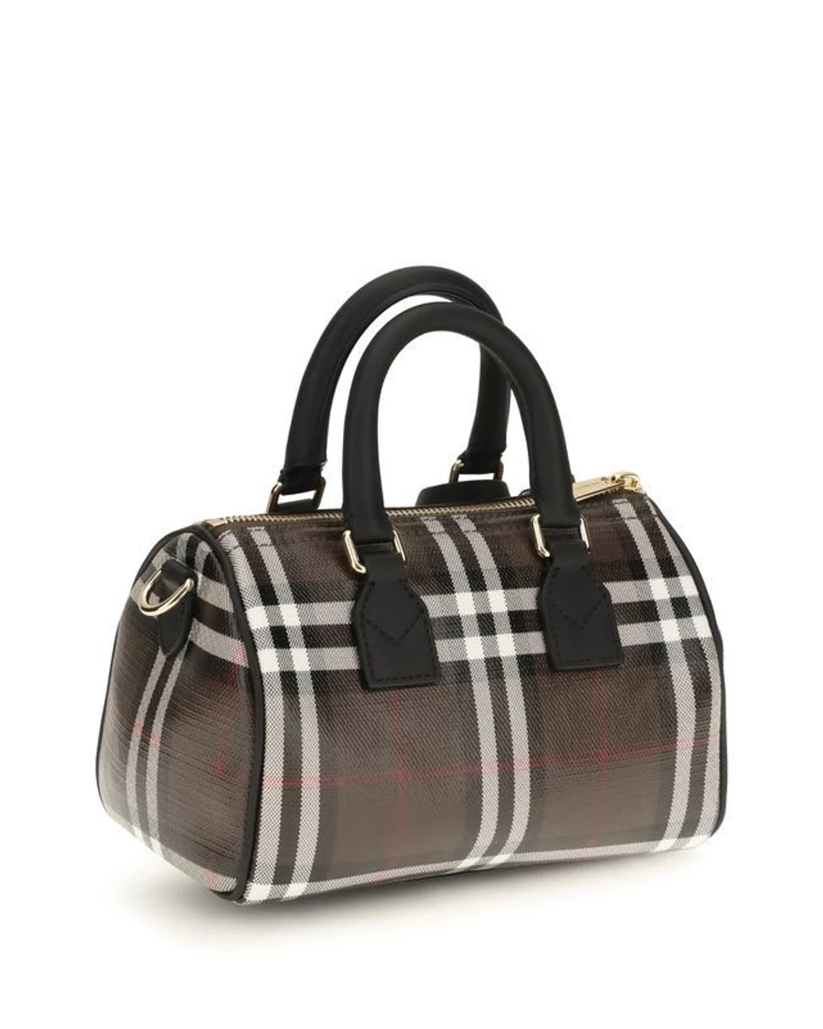 Burberry Satchel Bag in brown, Cotton — view 3