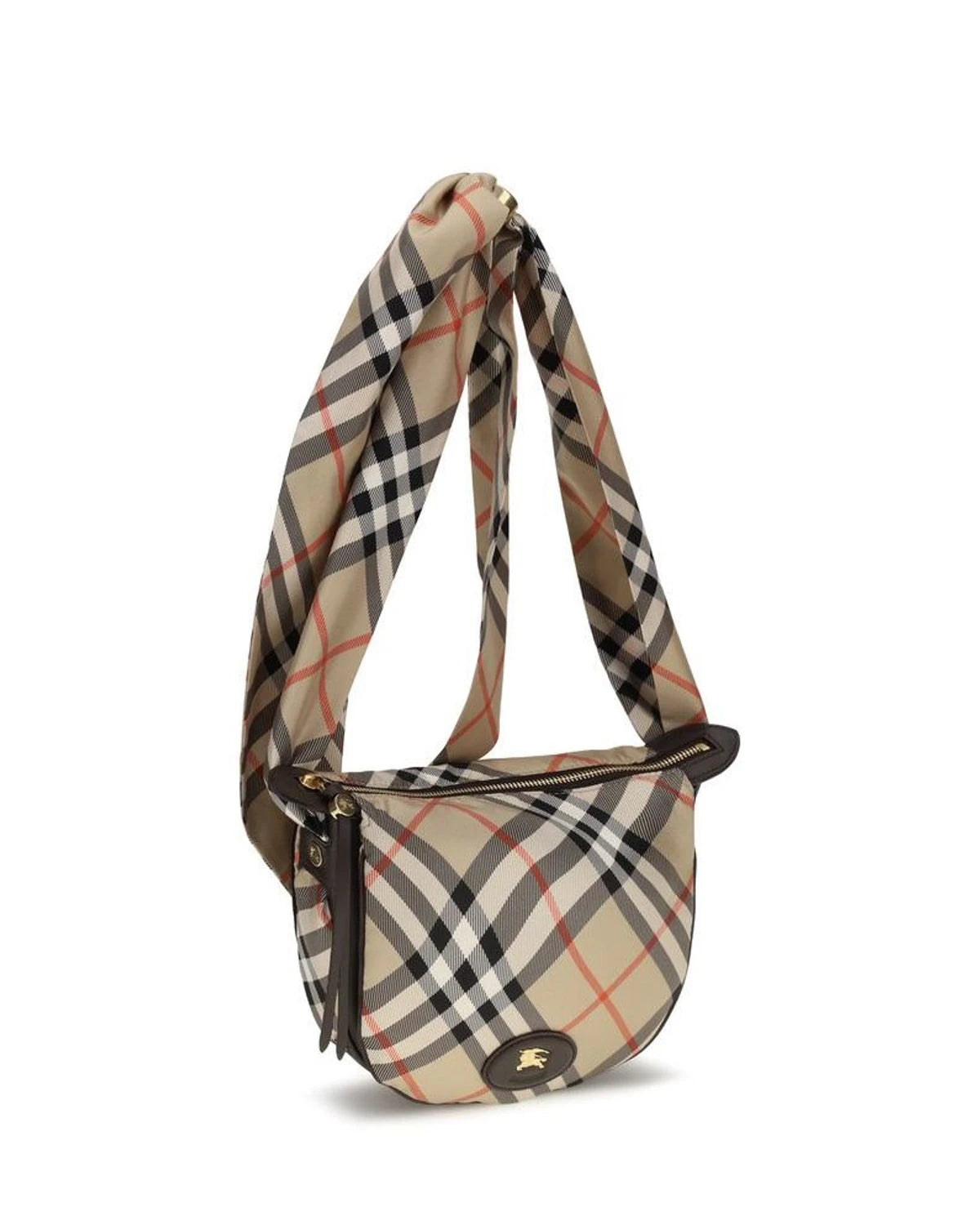 Burberry Shoulder Bag in beige, Silk — view 2