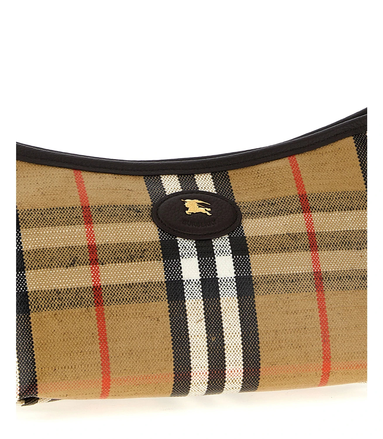 Burberry Shoulder Bag in multicolor, Cotton — view 3