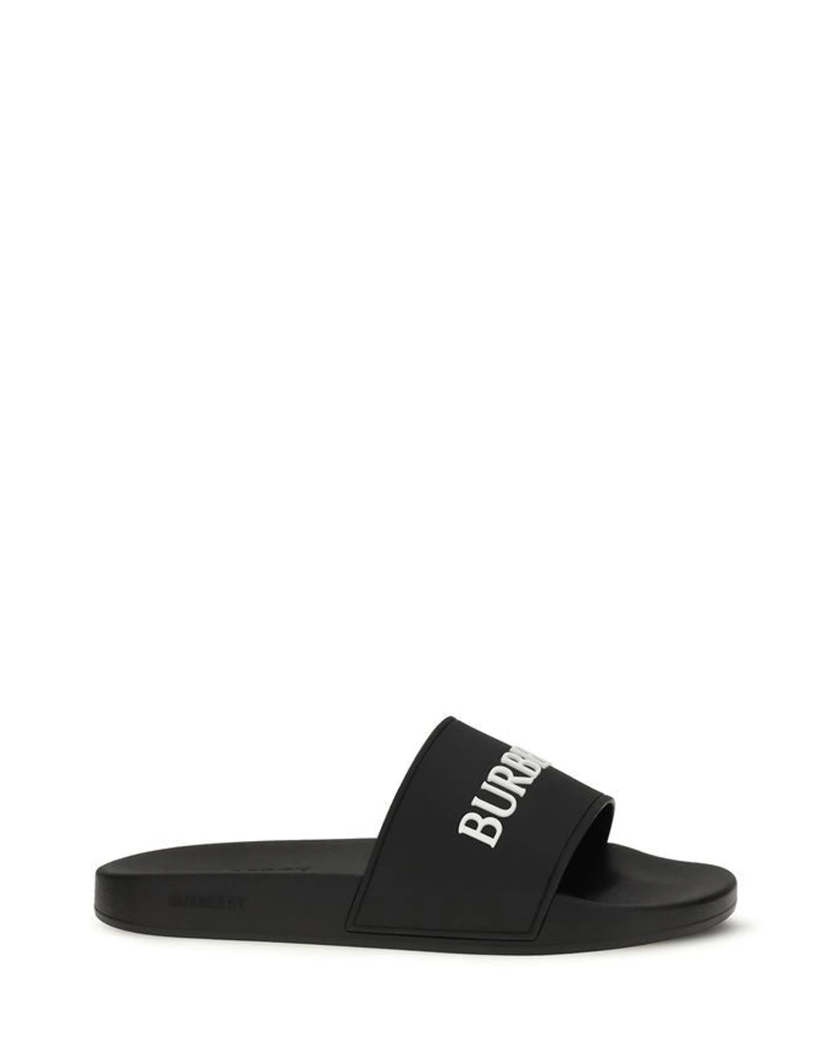 Burberry Slippers in black, Rubber