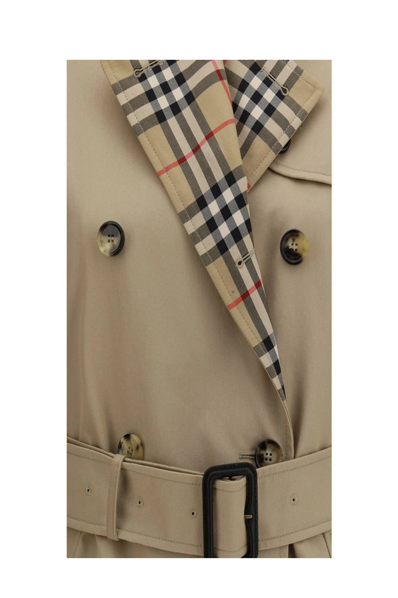 Burberry Trench Coat in beige, Cotton — view 3