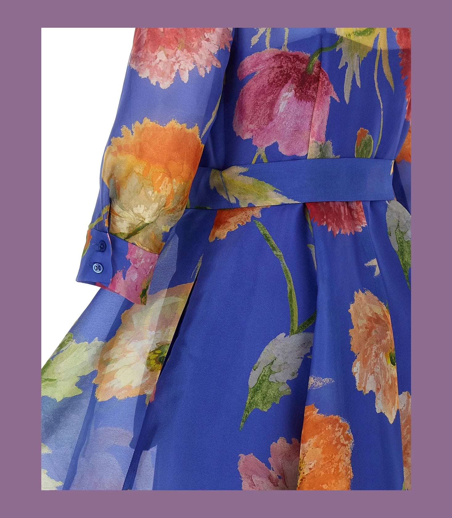 Carolina Herrera Dresse in blue, Silk — view 4