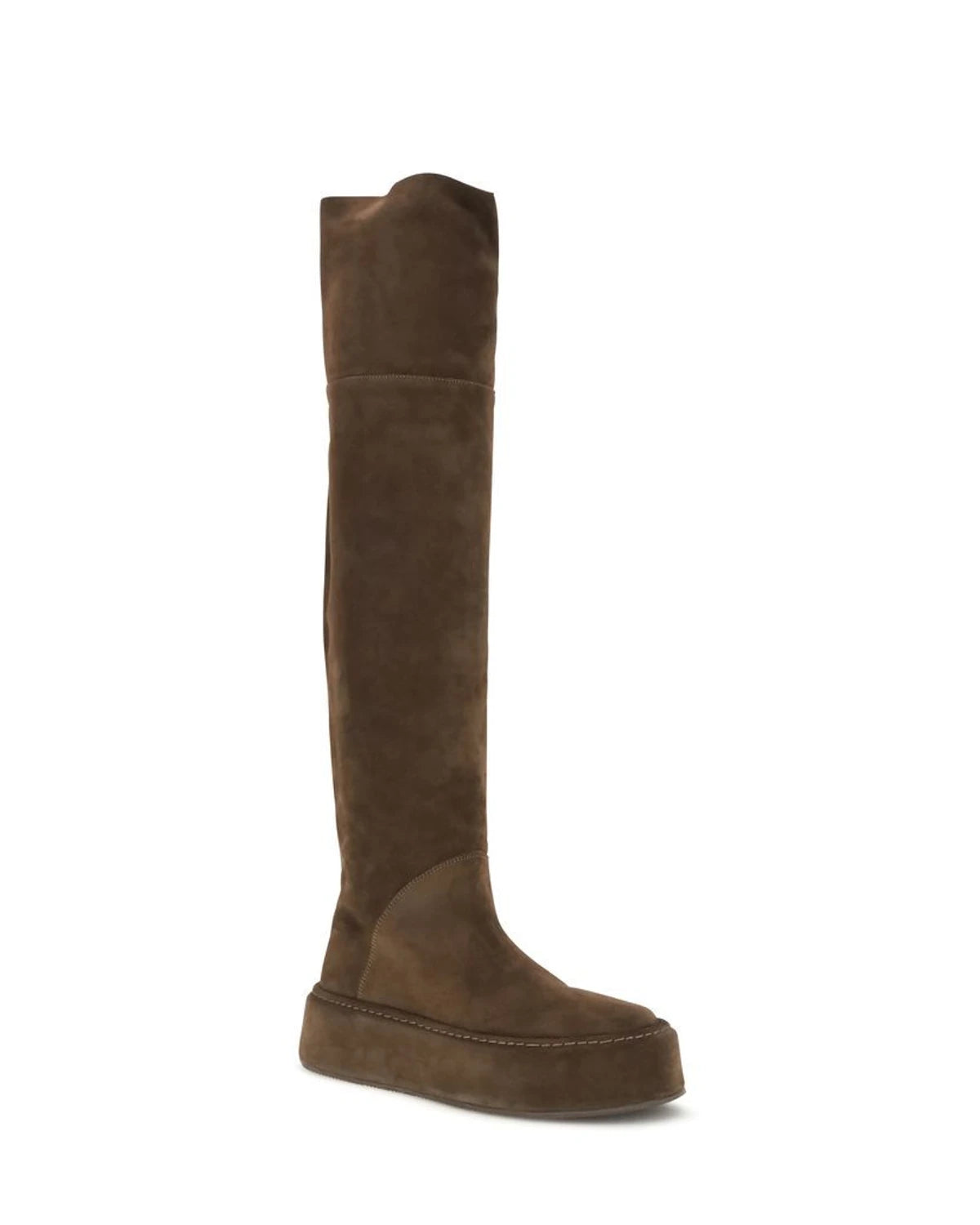 Casadei Knee High Boots in brown, Suede — view 2