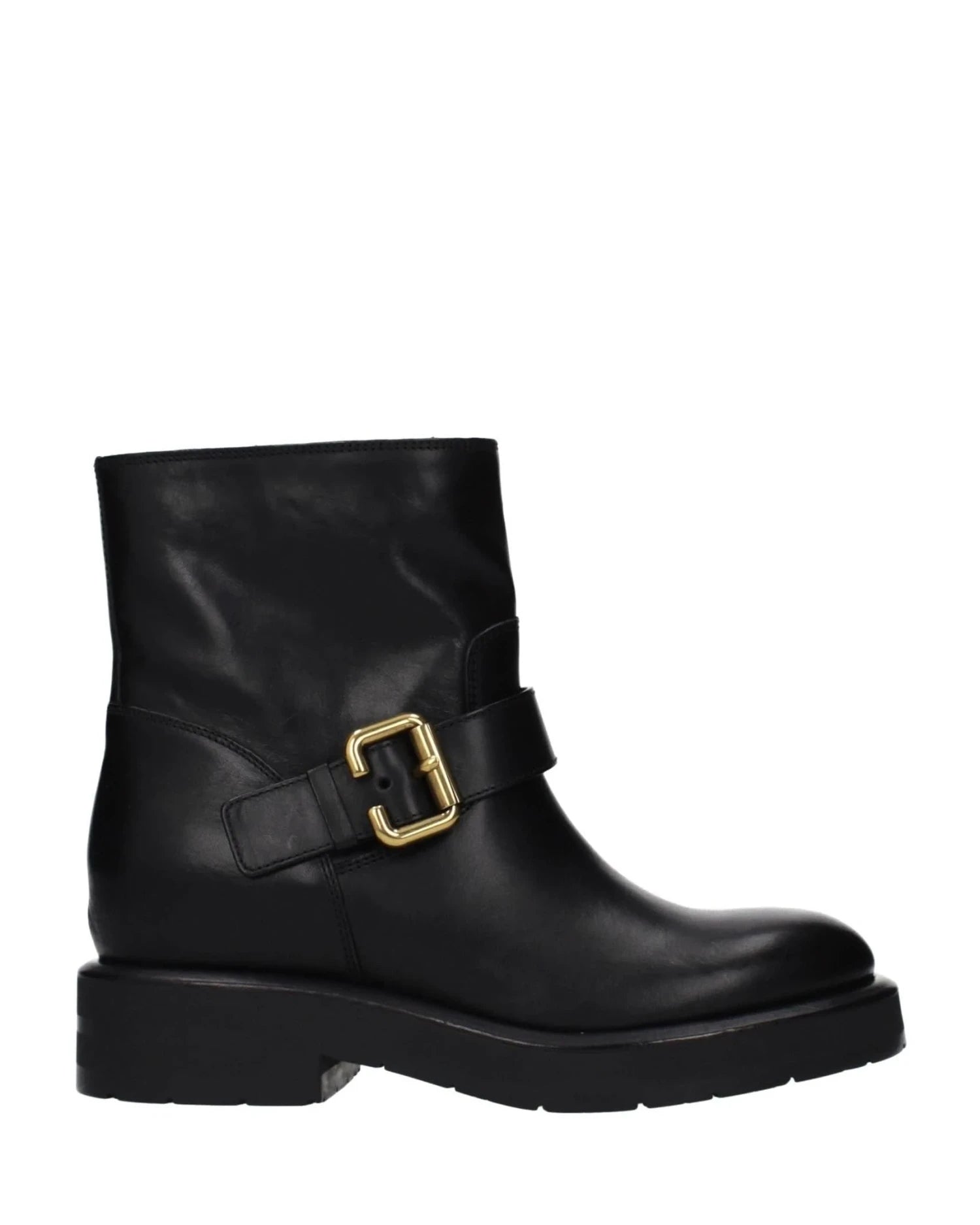 Chloé Black Leather Ankle Boots Boots