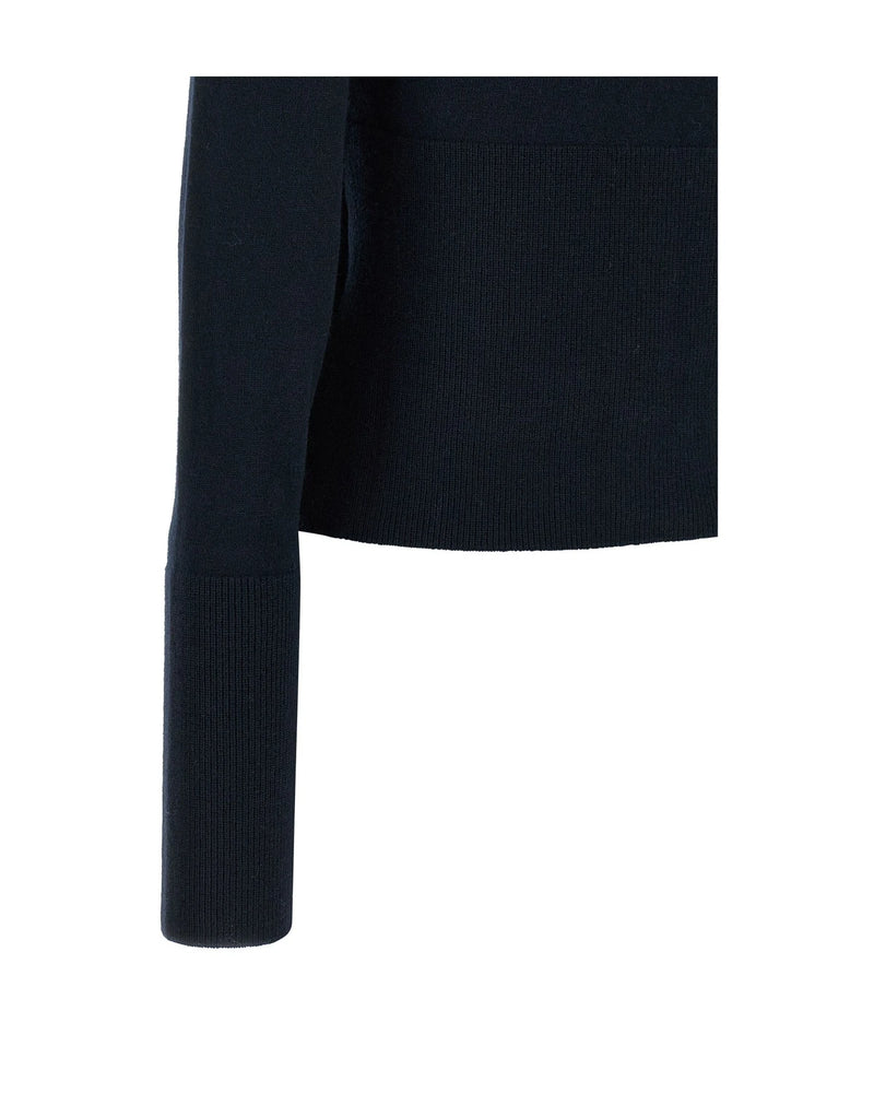 Chloé Cardigan in blue, Wool — view 4