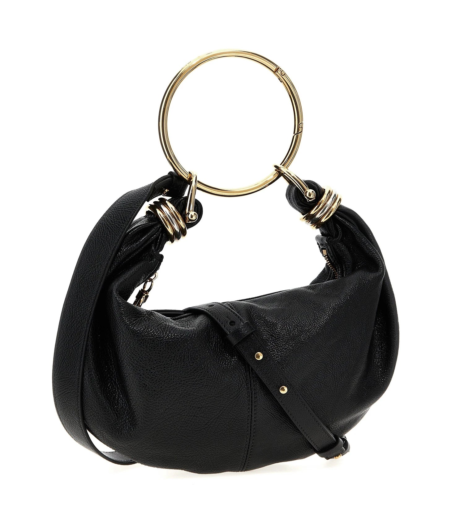 Chloé Hobo Bag in black, Calfskin Leather — view 2