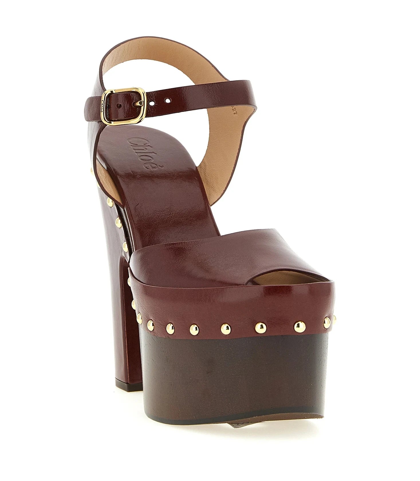 Chloé Sandals in red, Lamb Leather — view 2