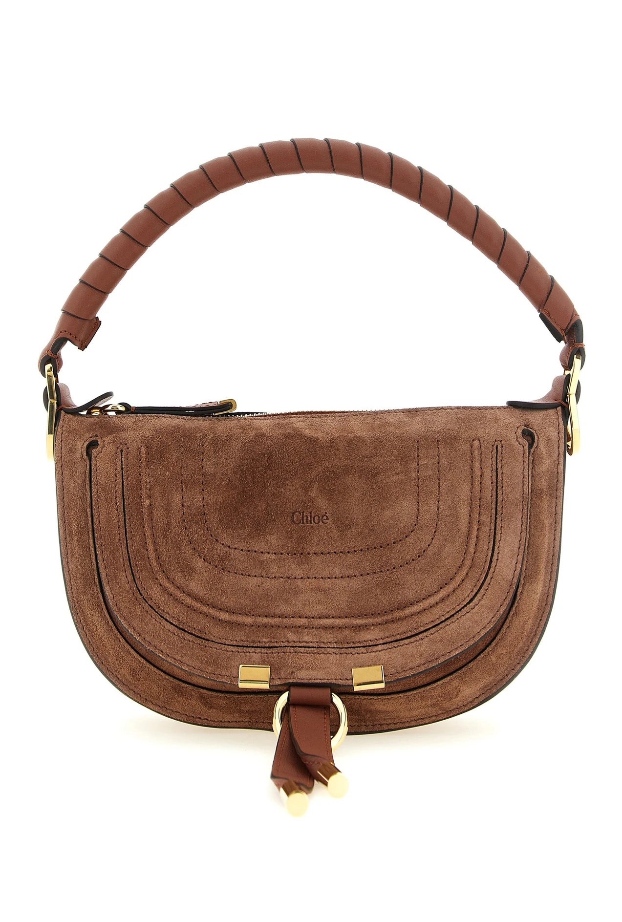 Chloé Shoulder Bag in brown, Calfskin Leather