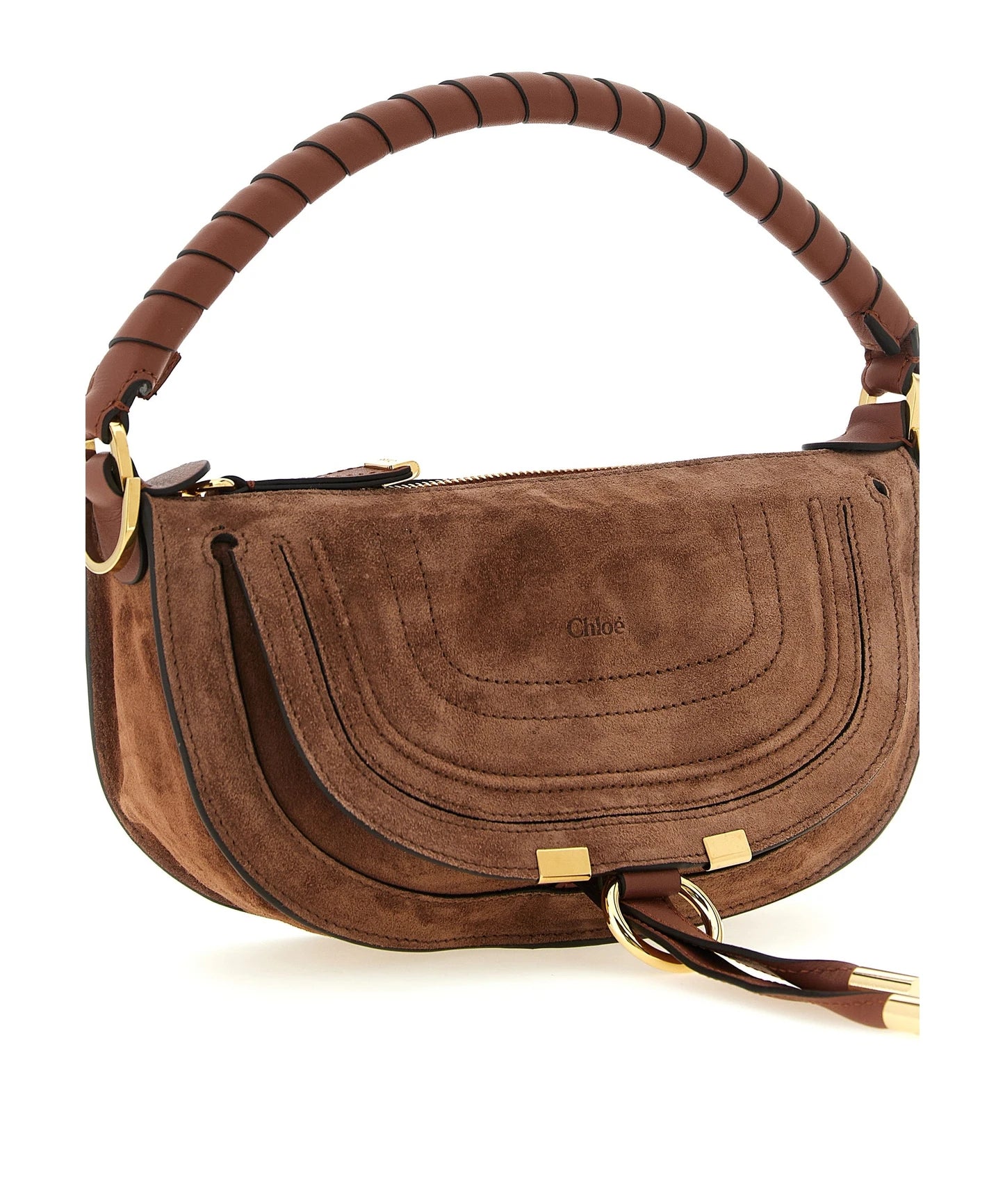 Chloé Shoulder Bag in brown, Calfskin Leather — view 3