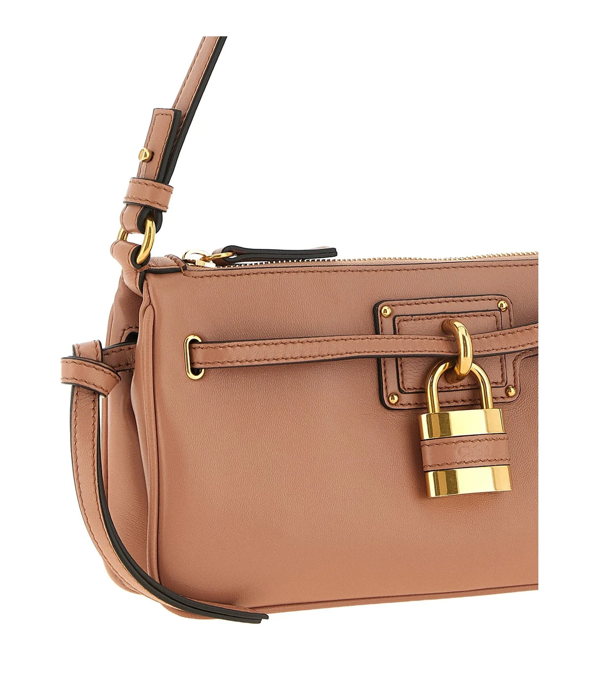 Chloé Shoulder Bag in pink, Lamb Leather — view 3