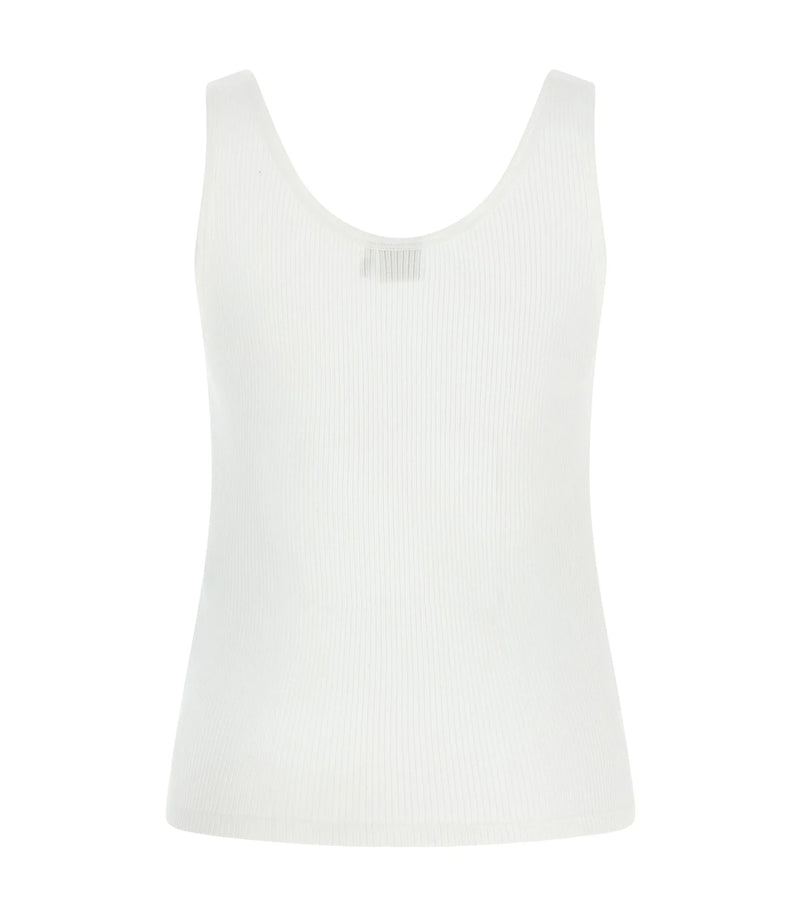 Chloé Tank Top in white, Cotton — view 2