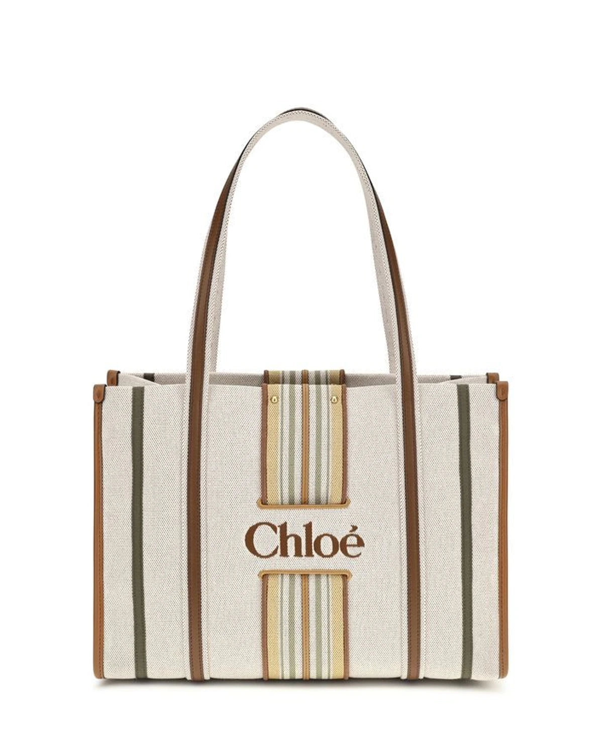 Chloé Tote Bag in beige, Cotton
