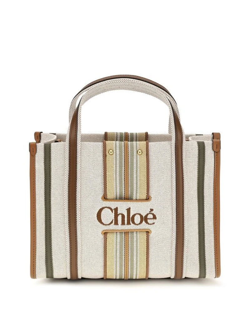 Chloé Tote Bag in beige, Cotton