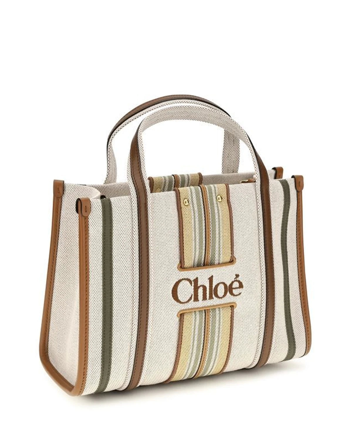 Chloé Tote Bag in beige, Cotton — view 2