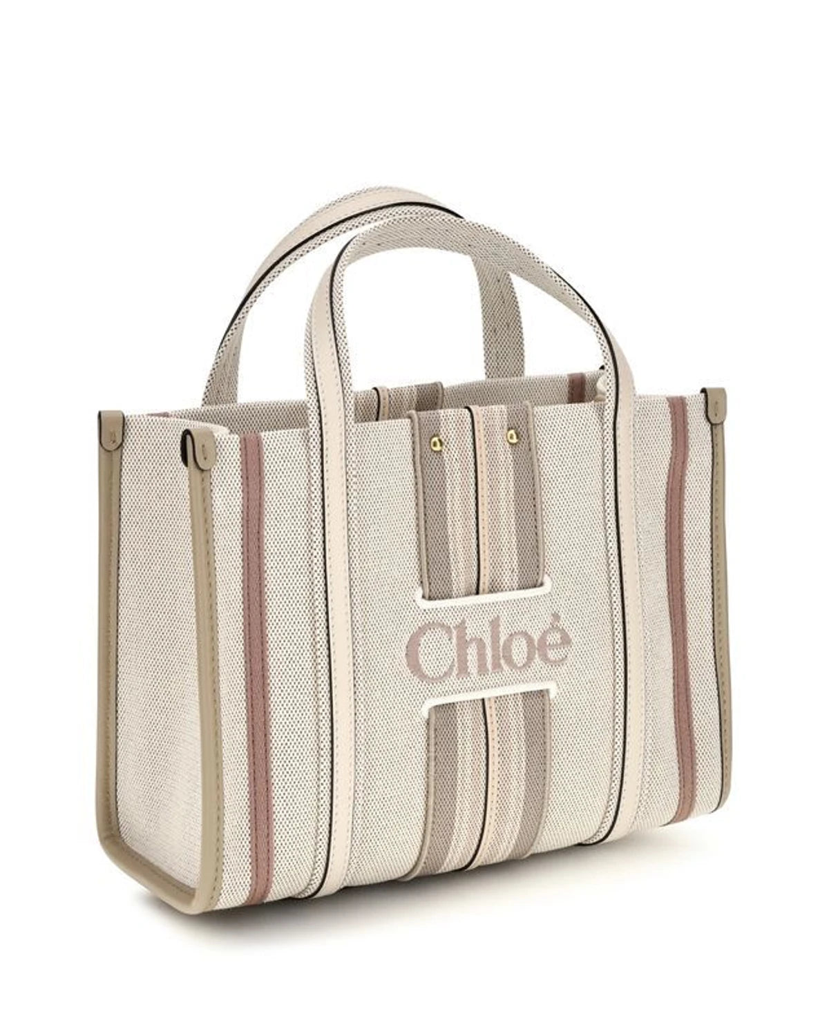 Chloé Tote Bag in beige, Cotton — view 2