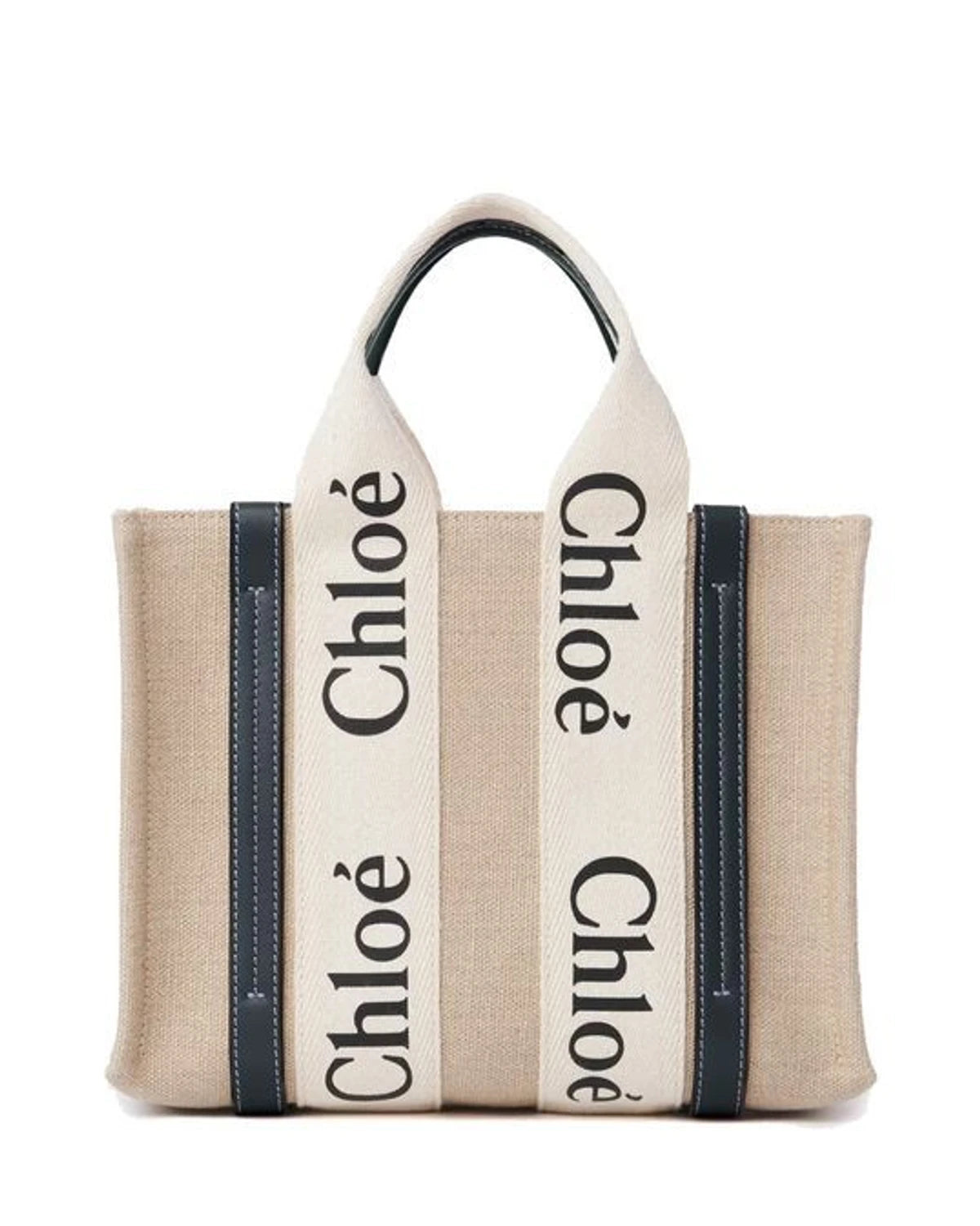 Chloé Tote Bag in beige, Linen — view 4