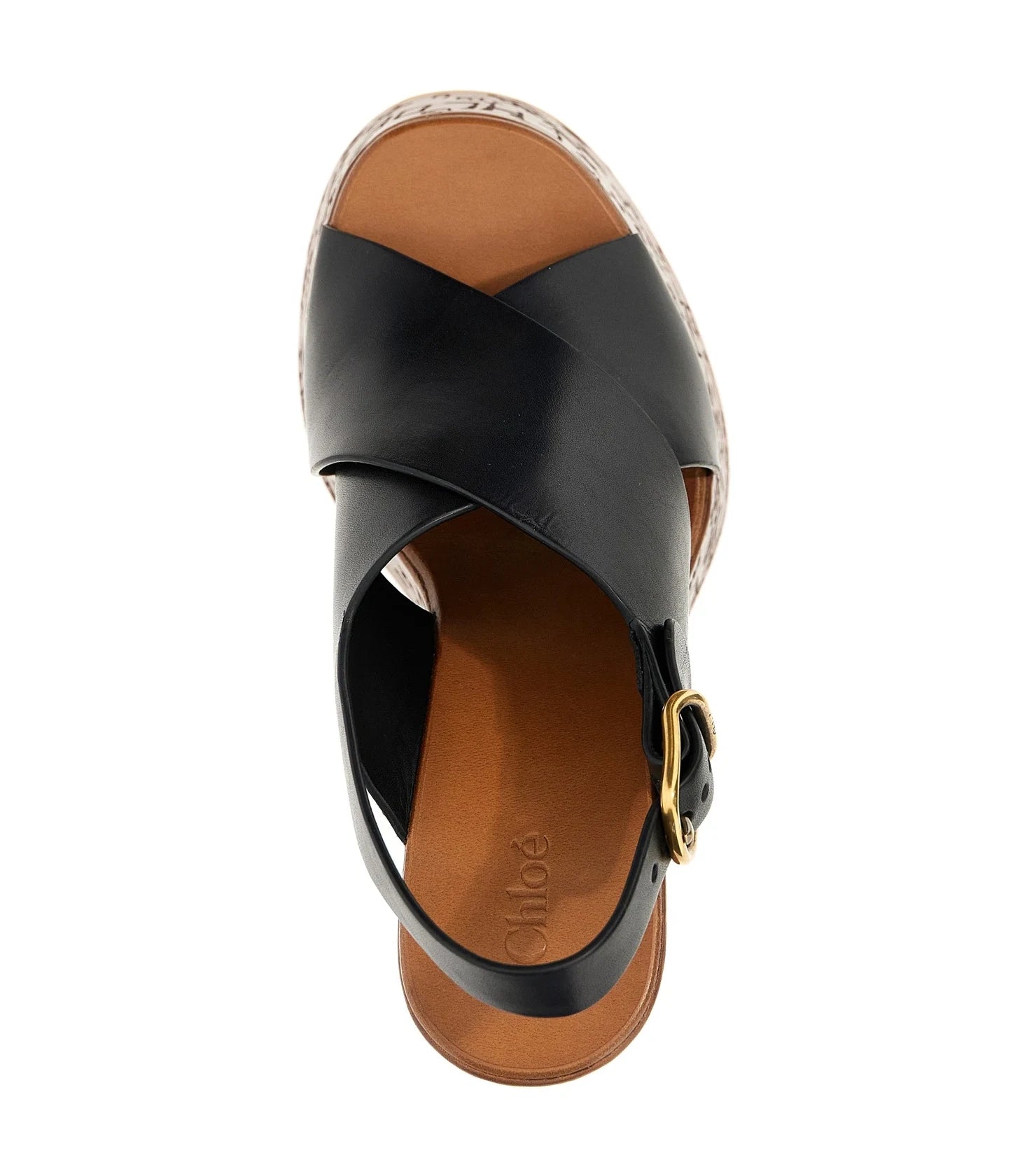 Chloé Black Wedges 