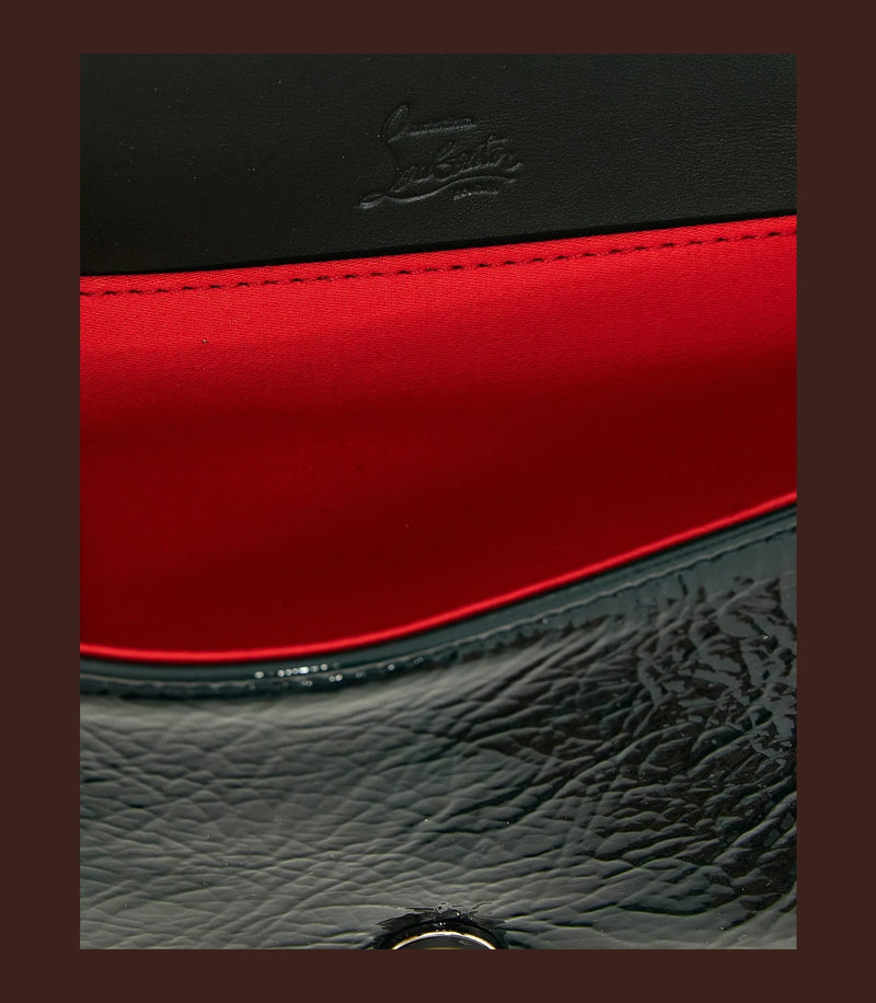 Christian Louboutin Cross Body Bag in black, Calfskin Leather — view 4