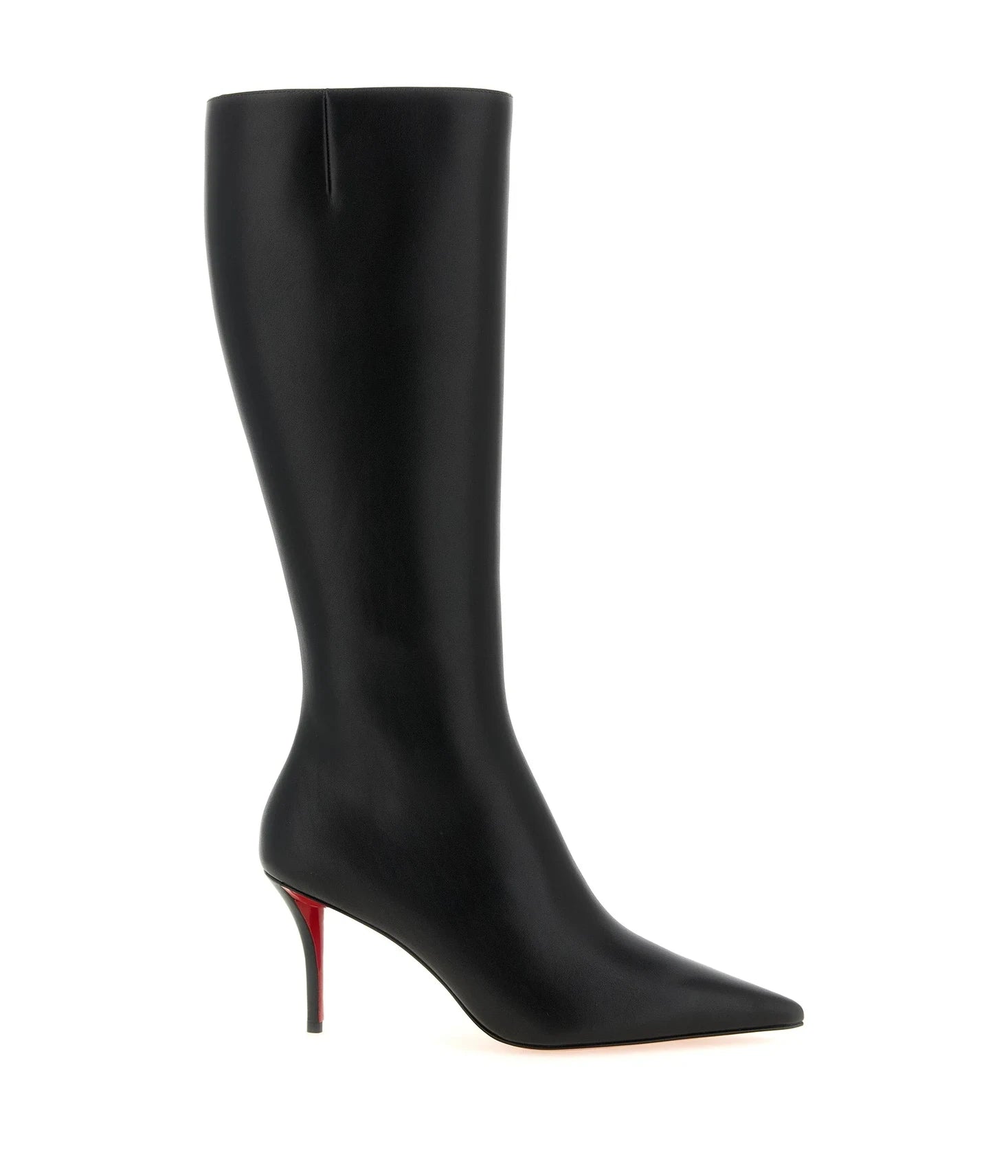 Christian Louboutin Knee High Boots in black, Calfskin Leather
