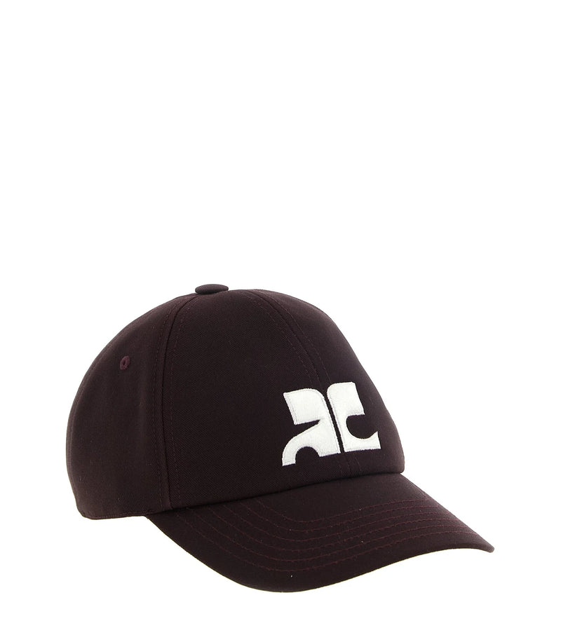 Courrèges Baseball Cap in red, Cotton — view 2