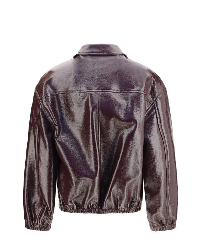 Courrèges Bomber Jacket in red, Cotton — view 2
