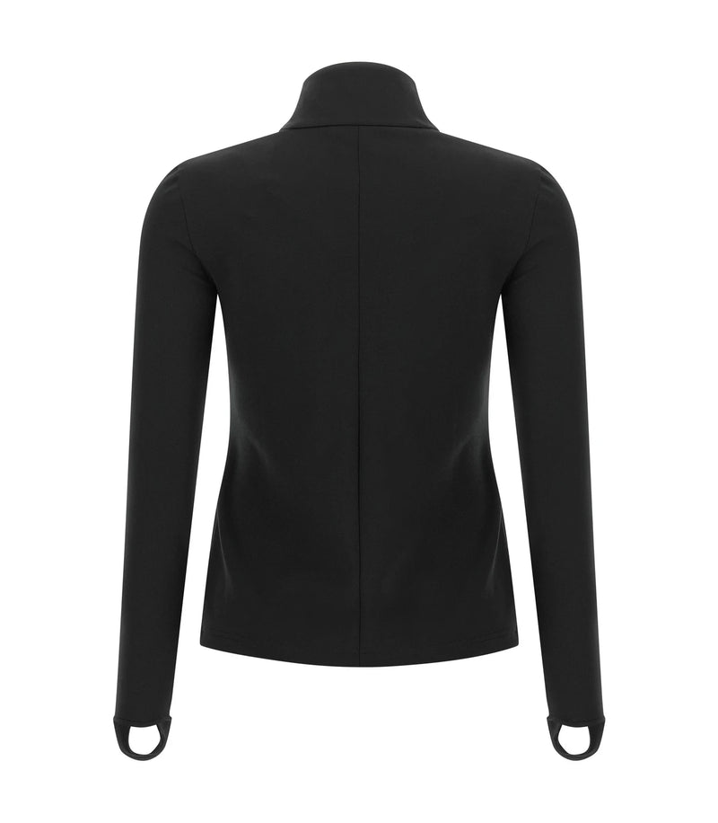 Courrèges Cardigan in black, Polyamide — view 2
