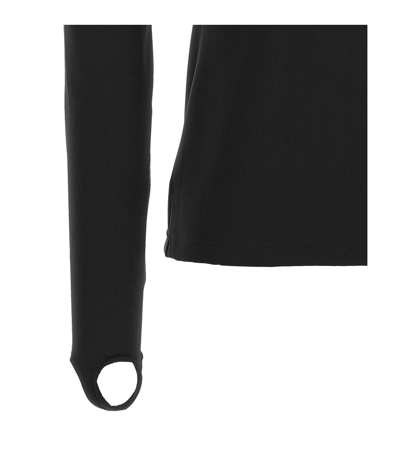 Courrèges Cardigan in black, Polyamide — view 4