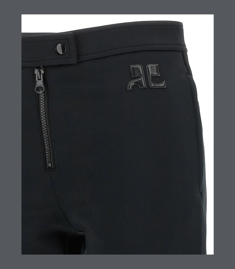 Courrèges Legging in black, Polyester — view 3