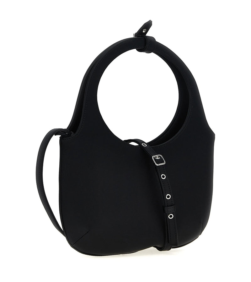 Courrèges Shopper Bag in black, Polyester — view 2