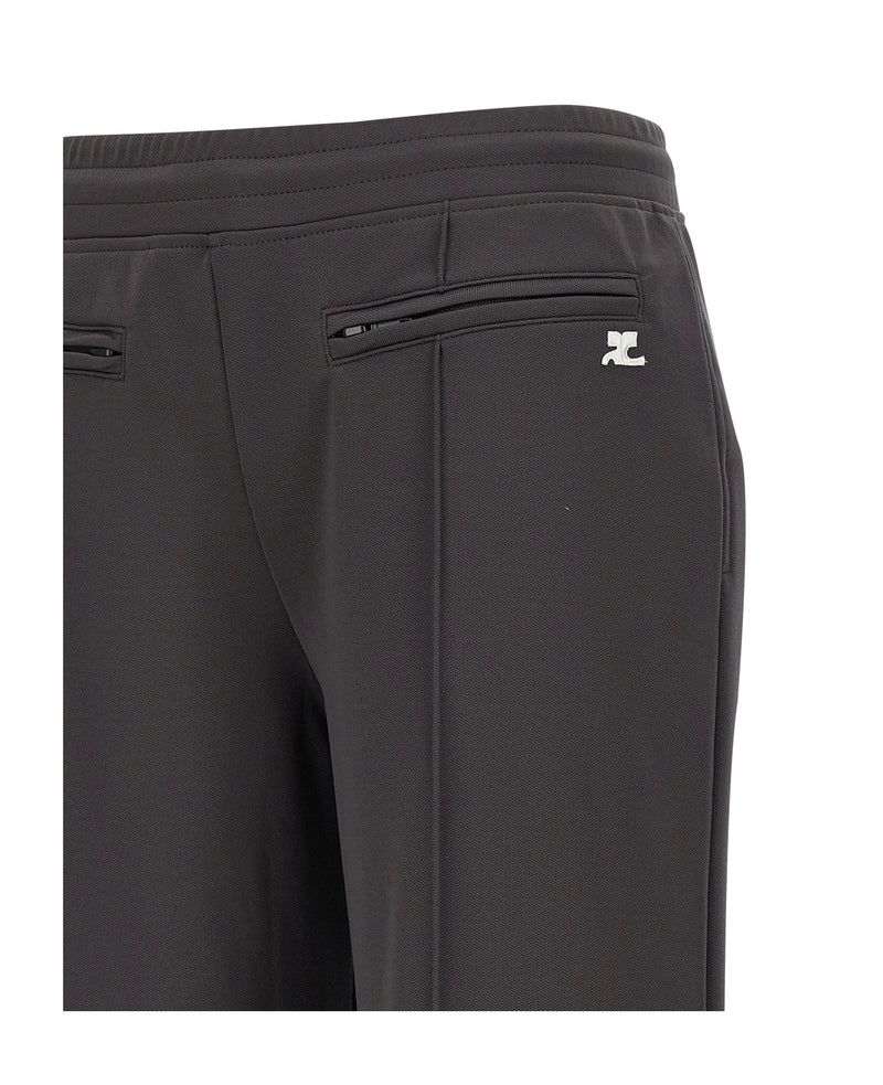 Courrèges Trouser in gray, Polyester — view 3