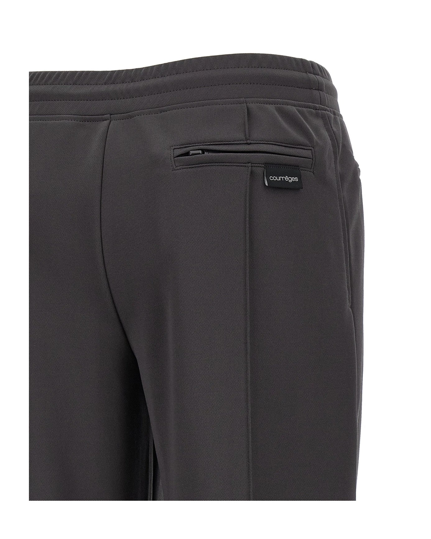 Courrèges Trouser in gray, Polyester — view 4