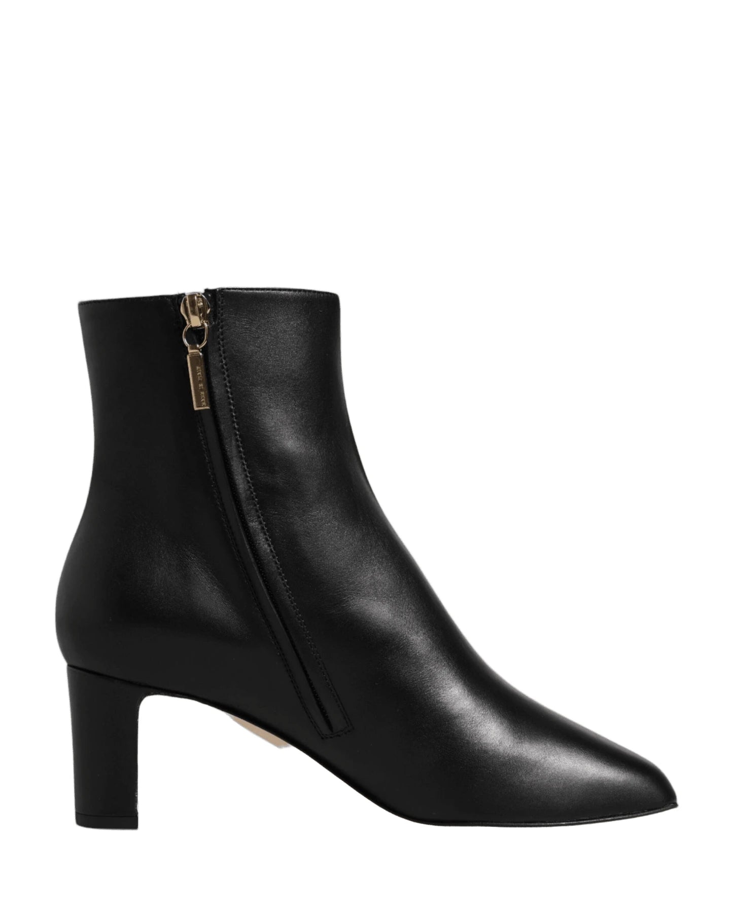 Dolce & Gabbana Black Jackie Leather Mid Calf Boots Shoes Boots
