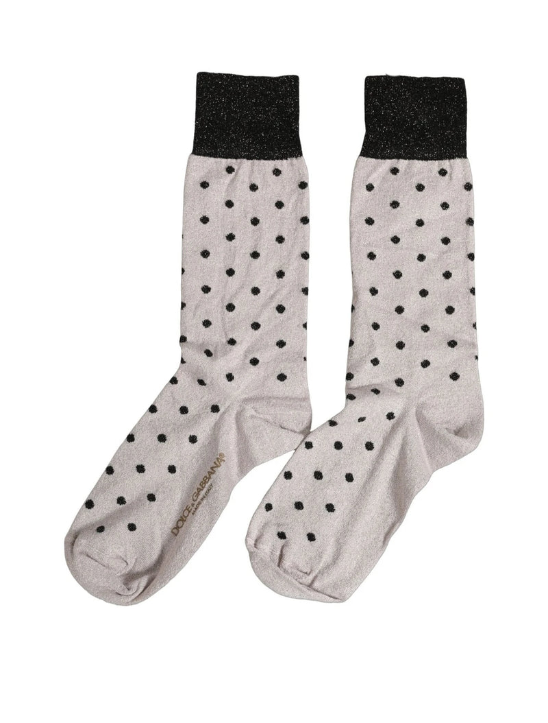 Dolce & Gabbana Ankle Sock in gray, Viscose — view 2