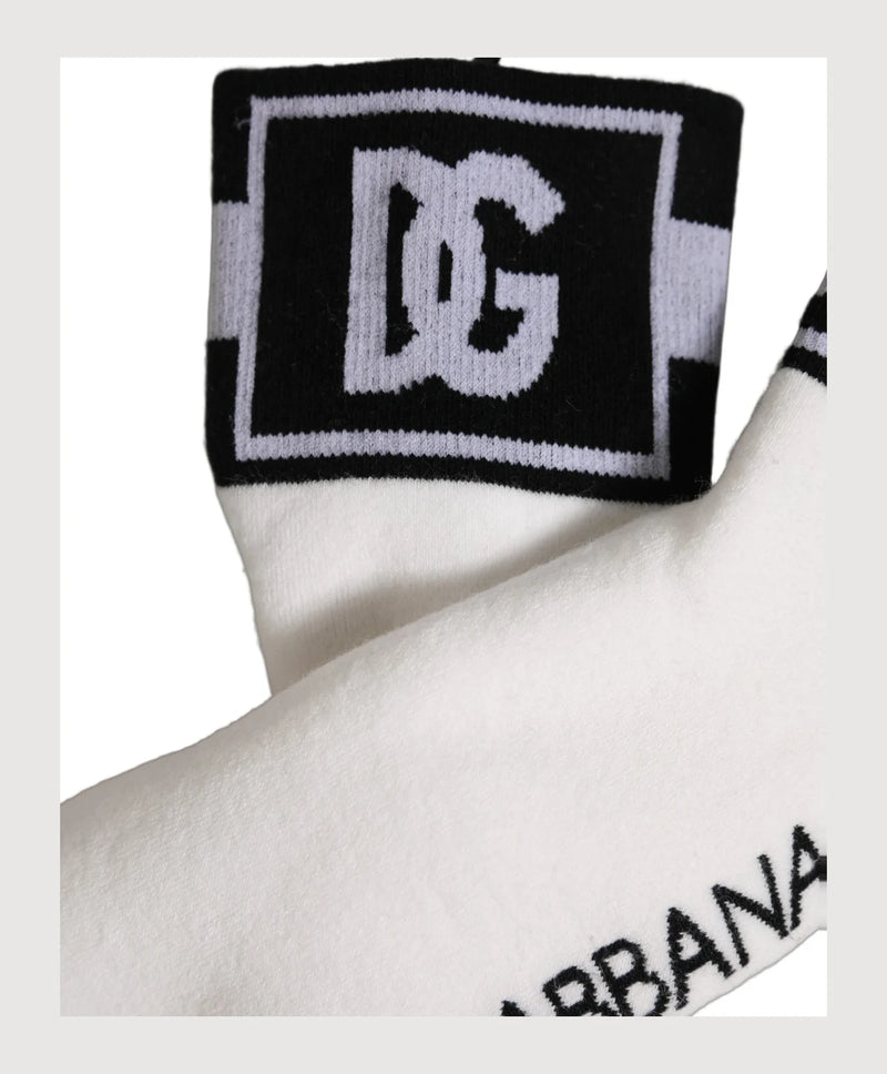 Dolce & Gabbana Ankle Sock in white