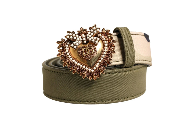 Dolce & Gabbana Belts in green, Cotton Calf — view 2